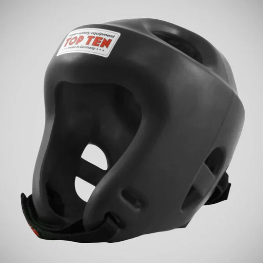 Top Ten Fight Head Guard Black-global-mma.co.uk