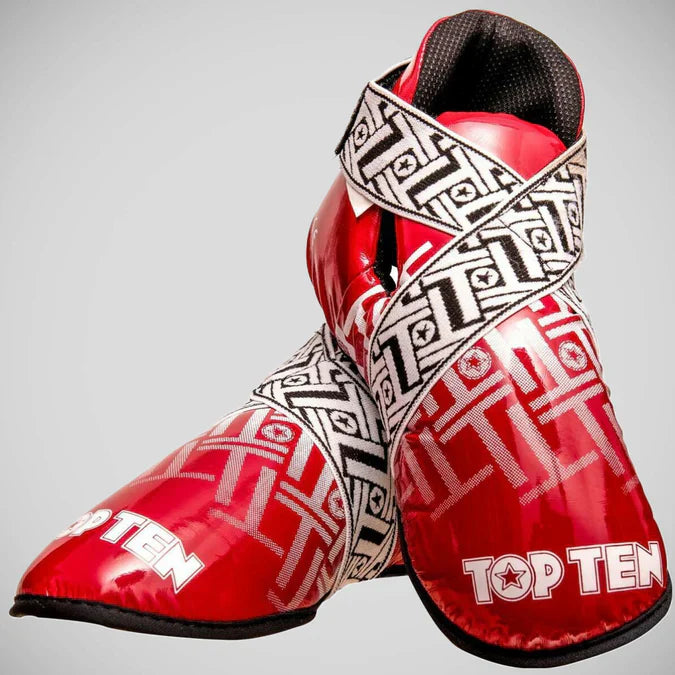 Top Ten Superlight Prism Glossy Kicks Red/White-global-mma.co.uk