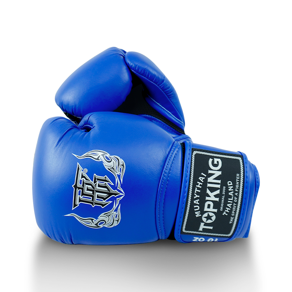 Top King Super Air Boxing Gloves TKBGSA Blue-global-mma.co.uk