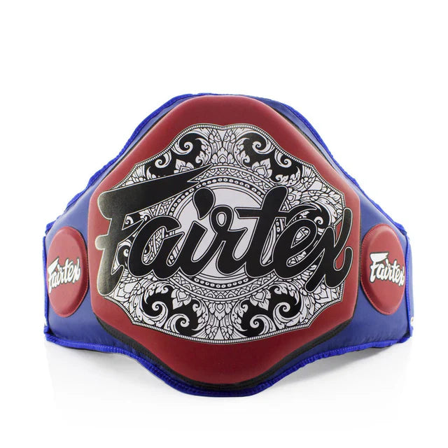 Fairtex Microfibre Belly Pad Blue/Red-global-mma.co.uk