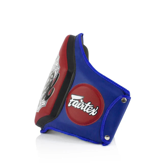 Fairtex Microfibre Belly Pad Blue/Red-global-mma.co.uk