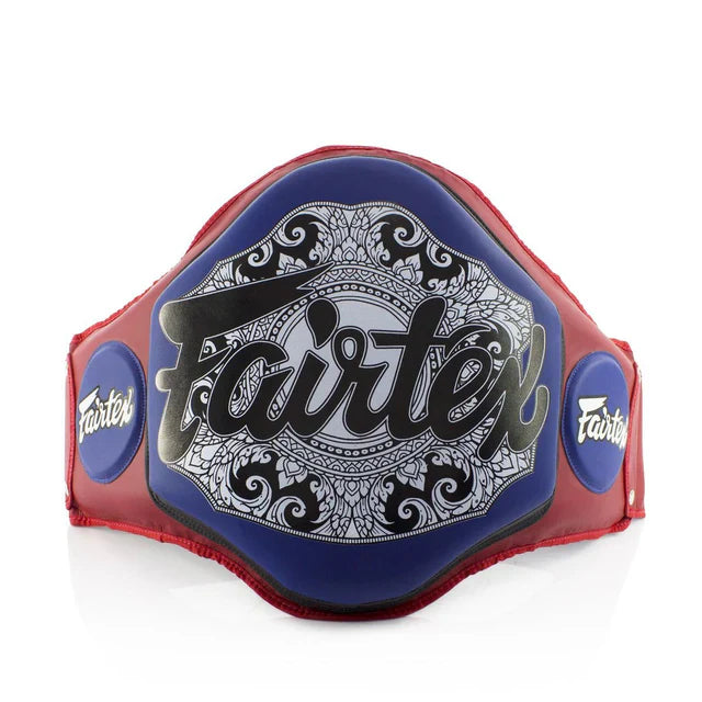 Fairtex Microfibre Belly Pad Red/Blue-global-mma.co.uk
